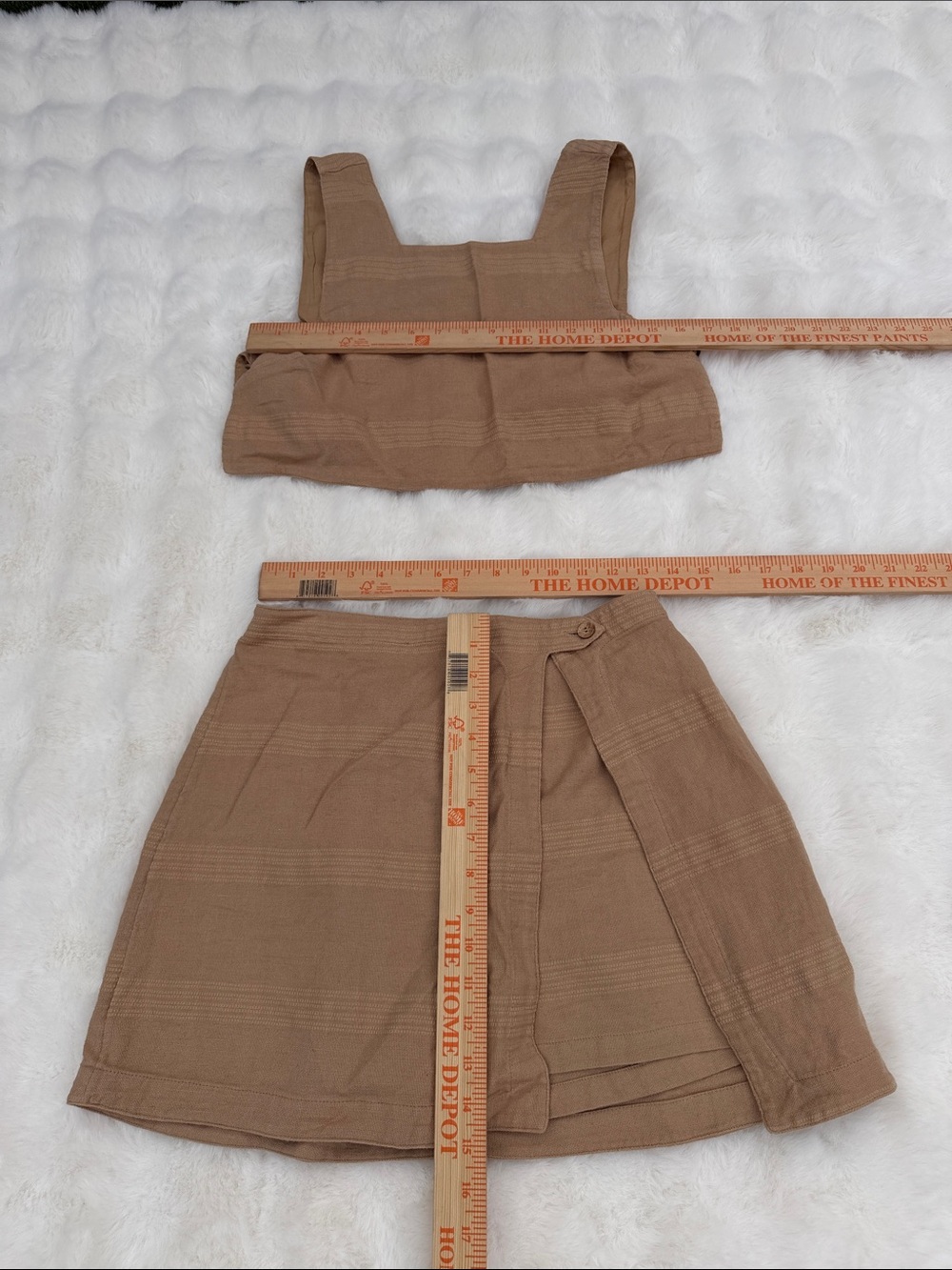 Free People Brown Two-Piece Skirt Set - Picture 2 of 12